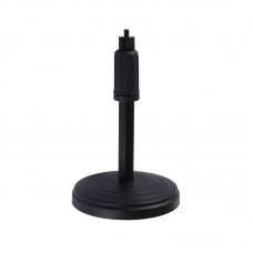 Desktop Tripod Ring Light Tripod Stand with Round Base Adjustable Height 18-28cm PU390