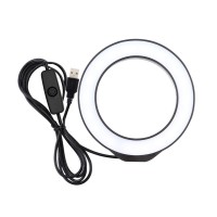 4.7"/12cm Ring Fill Light LED Ring Light White Light Vlogging Photography Video Lights PU421B