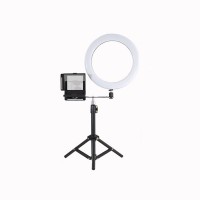 Smartphone Teleprompter Portable DSLR Camera Prompter with Tripod Plate 34cm Fill Light for Live 