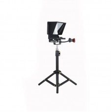 Mobile Phone Teleprompter Portable Camera Prompter with Plate Tripod Clip Multi-Camera Accessory