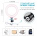 6.2"/16cm Dimmable LED Ring Light Video Fill Light 3 Modes with Cold Shoe Tripod Ball Head PU378F