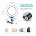 Selfie Ring Light Tripod Mount with 6.2"/16cm Dimmable LED Ring Fill Light Dual Phone Holder PKT3032