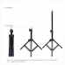 70cm Light Tripod Stand + 6.2"/16cm Dimmable LED Ring Light Dual-Phone Holder PKT3037