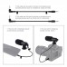 Smartphone Video Rig w/ 4.7" Ring Light & Microphone & Mini Tripod & Cold Shoe Tripod Head PKT3028