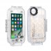 40m/130ft Underwater Phone Case Diving Waterproof Housing Case For iPhone 7 Plus & 8 Plus PU9002