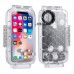 40m/130ft Underwater Phone Case Diving Phone Case Waterproof Housing For iPhone X/XS PU9005