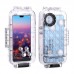 40m/130ft Diving Phone Case Waterproof Phone Case Housing Photo Video Taking For Huawei P20 PU9201