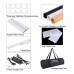 31.5"/80cm Photo Shooting Tent Softbox Kit 80W 8500LM White Light w/ 3 Color Backgrounds PU5080