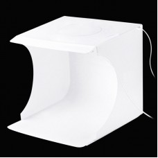 Portable Light Box Photo Shooting Tent Kit w/ Shadowless Bottom Light Effective Area 20x20cm PU5137