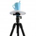 7" Round Tray Tripod Tray 1/4 Screw Interface For 360 Degree Rotation Panoramic Tripod Head PU363