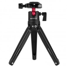 Metal Desktop Tripod Mini Adjustable Height 11-21cm w/ 360° Ball Head For DSLR Digital Camera PU3002