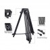 Heavy Duty Tripod Camera Tripod Stand Aluminum Alloy Adjustable 62-140cm For DSLR SLR Camera PU3003