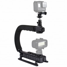 DSLR Stabilizer w/ Tripod Head & Phone Clamp & Quick Release Buckle & Long Screw For SLR PU3006