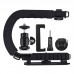 DSLR Stabilizer w/ Tripod Head & Phone Clamp & Quick Release Buckle & Long Screw For SLR PU3006