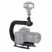 DSLR Stabilizer w/ Tripod Head & Phone Clamp & Quick Release Buckle & Long Screw For SLR PU3006