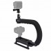 DSLR Stabilizer w/ Tripod Head & Phone Clamp & Quick Release Buckle & Long Screw For SLR PU3006