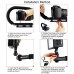 Camera Stabilizer w/ Fill Light & Cold Shoe Tripod Head For All SLR Cameras Home DV Camera PKT3012