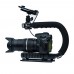 C-Shape Stabilizer Bracket Handheld Grip Tripod Head Phone Stand Set For Canon Nikon SLR Camera