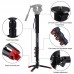 DSLR Monopod Telescoping Camera Monopod Stand Four-Section with Support Base Bracket PU3015