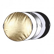 110cm Reflector 5 In 1 Studio Reflector Board (Silver/Translucent/Golden/White/Black) PU5110