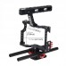 Camera Rig Cage Handheld Stabilizer For Sony A7/A7S/A7R/A7R II/A7S II Panasonic Lumix DMC-GH4 PU3010 