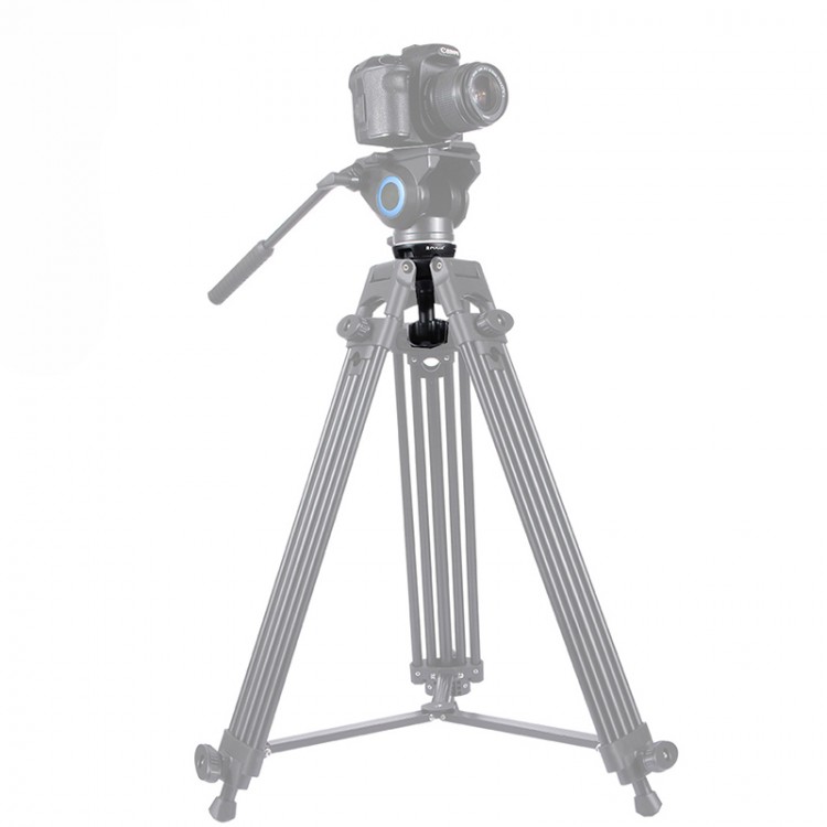 75MM Camera Tripod Mount Adapter with 1/4" & 3/8" Screws For Fluid Head