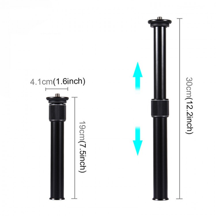 Camera Extension Pole Metal Extension Rod Adjustable For DSLR & SLR