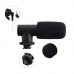 3.5mm Professional Interview Microphone DSLR Camera Microphone For DV Camcorder Smartphone PU3017
