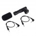 3.5mm Professional Interview Microphone DSLR Camera Microphone For DV Camcorder Smartphone PU3017