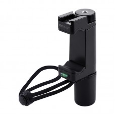 Handheld Stabilizer Phone Grip Holder ABS Tripod Adapter Mount w/ Cold Shoe Base & Wrist Strap PU366