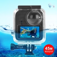 45m Underwater Camera Case Waterproof Diving Case w/ Buckle Basic Mount & Screw For GoPro MAX PU466  