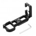 1/4 Inch L Quick Release Plate Bracket Base Vertical Shoot For Sony A7R/A7/A7R S/A7M2 PU3039B