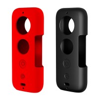 Silicone Protective Case Silicone Camera Case with Lens Cover For Insta360 ONE X PU399