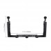 Dual Handle Handheld Stabilizer w/ Dual Ball Aluminum Alloy Clamp For Underwater Camera Housings PU3040 