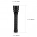50m Diving Flashlight LED Diving Torch Light 1000LM Aluminum Alloy For Outdoor Sports PU264
