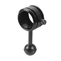 Flashlight Holder Ball Head Mount Adapter Aluminum Alloy For Underwater Strobe Housing Light PU254