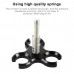 Triple Ball Clamp Diving Camera Bracket CNC Aluminum Spring Flashlight Clamp For Underwater Photography PU256 