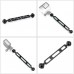 7.87"/20cm Dual Ball Arm Aluminum Alloy Ball Diameter 2.54cm For Underwater Torch Video Light PU242