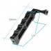 Handheld Grip Aluminum Alloy Tactical Holder Grip For DJI Osmo Action GoPro NEW HERO Xiaoyi PU243B 