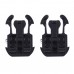 2pcs Quick Release Buckle Horizontal Surface For GoPro HERO6/5/5 Session/4 Session/4/3+ Xiaoyi PU06 