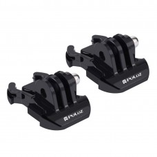 2pcs Quick Release Buckle Horizontal Surface For GoPro HERO6/5/5 Session/4 Session/4/3+ Xiaoyi PU06 