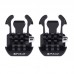 2pcs Quick Release Buckle Horizontal Surface For GoPro HERO6/5/5 Session/4 Session/4/3+ Xiaoyi PU06 