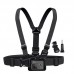 Adjustable Camera Chest Strap with J Hook Mount & Long Screw For GoPro NEW HERO /HERO6 Xiaoyi PU26 