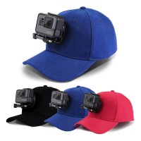 Camera Baseball Hat For GoPro HERO7/6/5/5 Session/4 Session/4/3+/3/2/1 DJI OSMO Action Xiaoyi PU195 