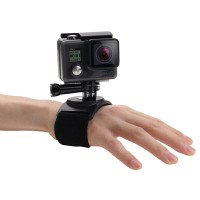 3-In-1 Camera Wrist Strap Mount 360° Arm Leg Strap For GoPro NEW HERO DJI Osmo Action Xiaoyi PU178B 