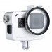 Camera Cage Camera Housing Shell Aluminum Alloy w/ Frame & 52mm UV Lens For GoPro HERO(2018) PU182 