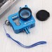 Camera Cage Housing Shell Aluminum Alloy w/ 37mm UV Lens Filter & Lens Cap For GoPro HERO4 PU153