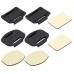 2 Curved Surface Mount + 2 Flat Surface Mount + 4 Adhesive Stickers For GoPro NEW HERO Xiaoyi PU09 