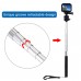 22.5-100cm Extendable Pole Selfie Stick For GoPro NEW HERO/HERO7 DJI Osmo Action Xiaoyi PU55