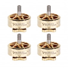 4pcs T-Motor FPV Racing Drone Brushless Motors Outrunner Brushless Motor 5-6S V2207.5 Golden KV1950